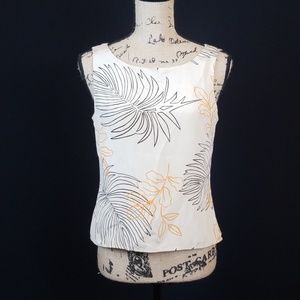 Sandra reversible silk dressy tank top X220:6:719